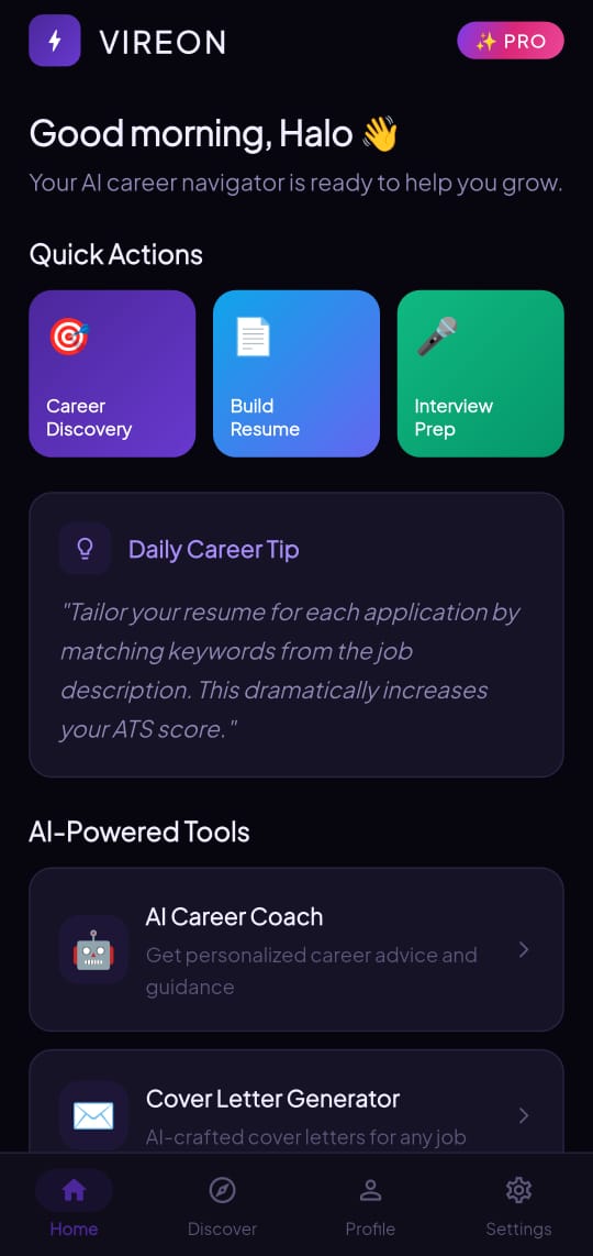 Your Dashboard